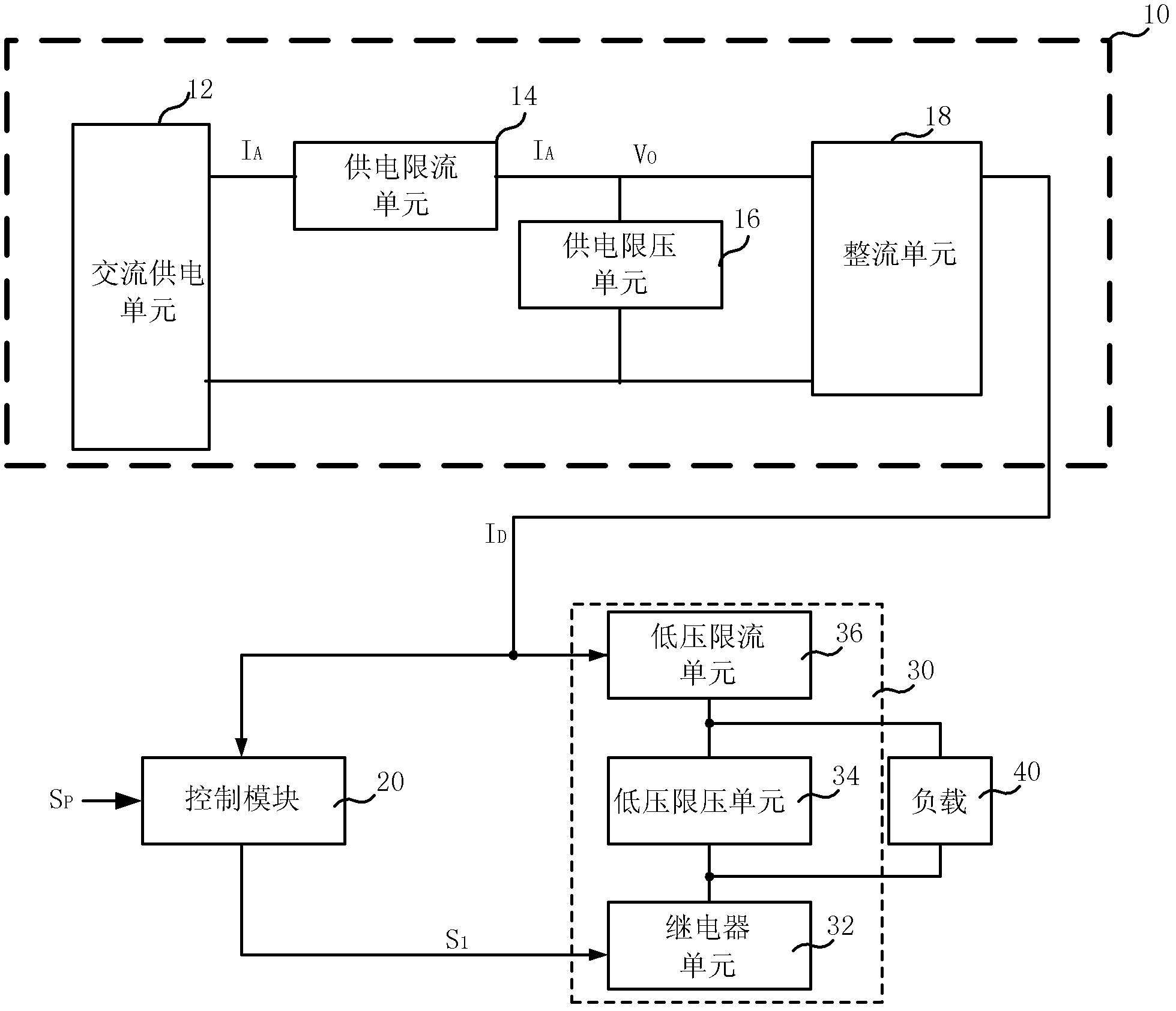 Current supplying component of current protection device