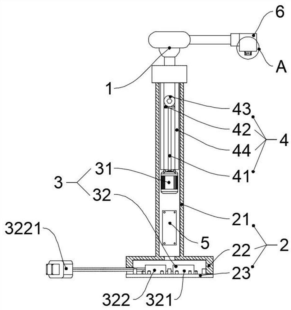 Moxibustion mechanical arm