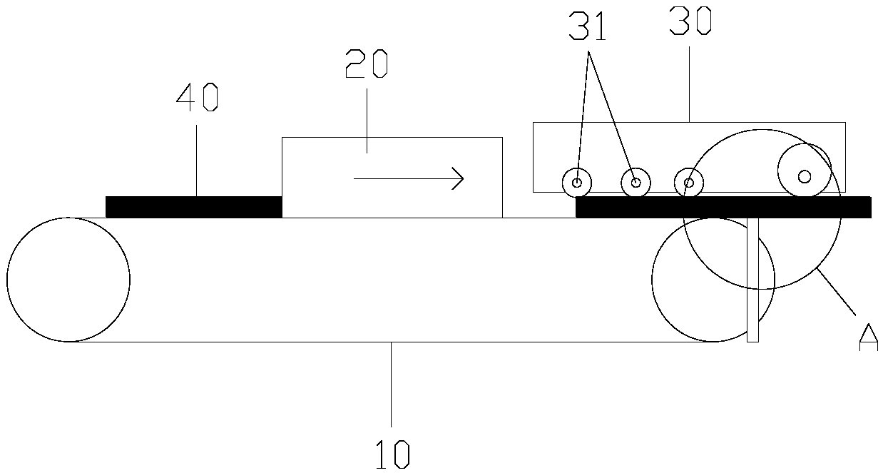 Strip-shaped wood component bending device and method thereof