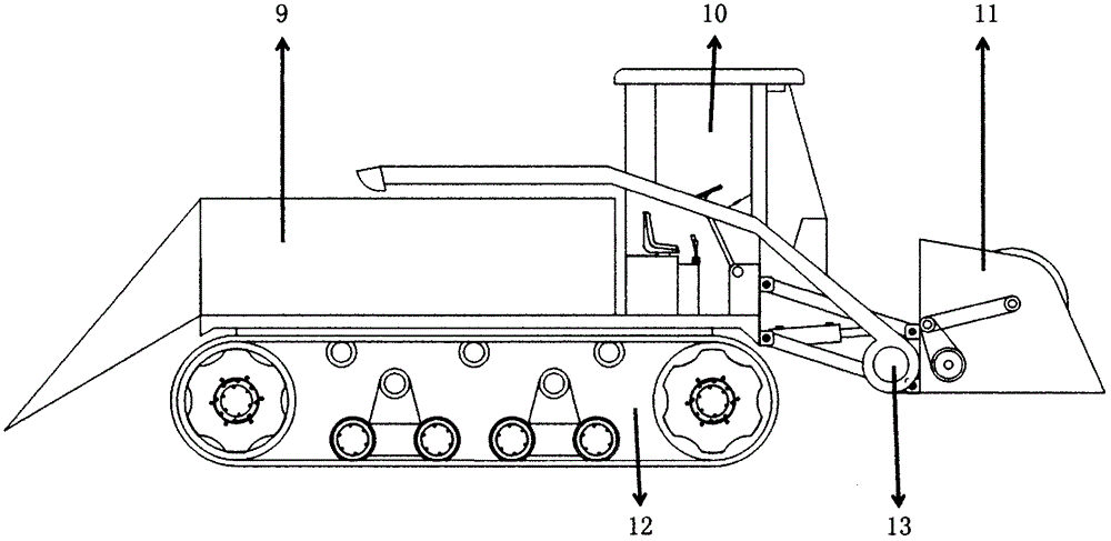 Snow removal and briquetting all-in-one machine