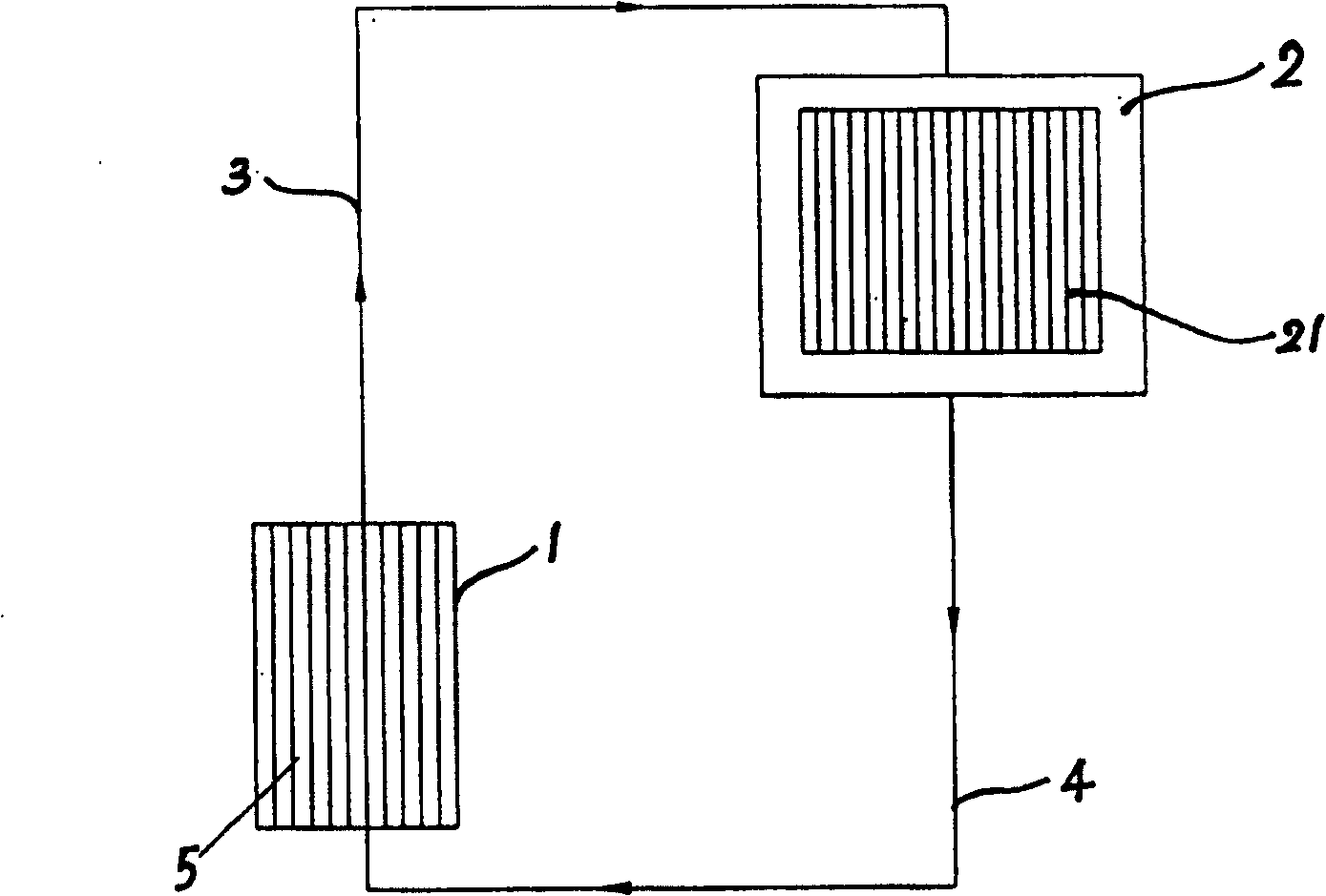 Miniature efficient self-circulating electronic cooler