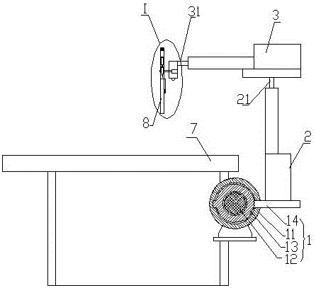 Moxibustion device capable of automatically tracking multiple acupoints