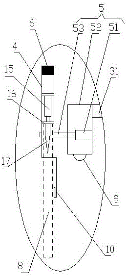 Moxibustion device capable of automatically tracking multiple acupoints