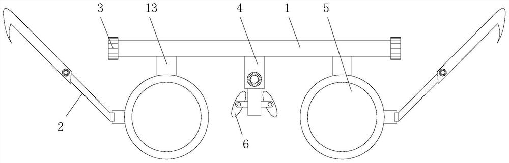 Telescope for low-vision eccentric gaze examination and training