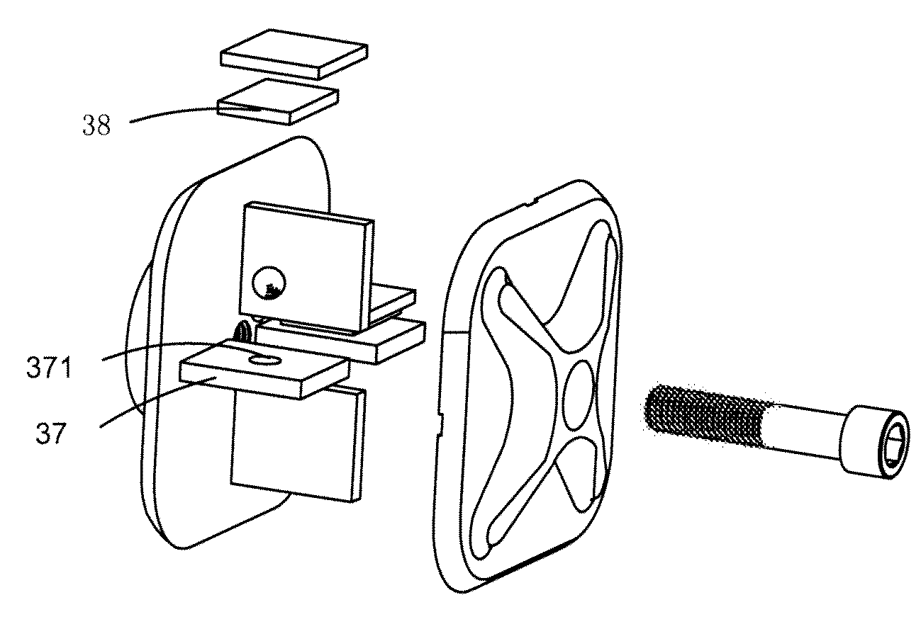 Fastening device for curtain wall units