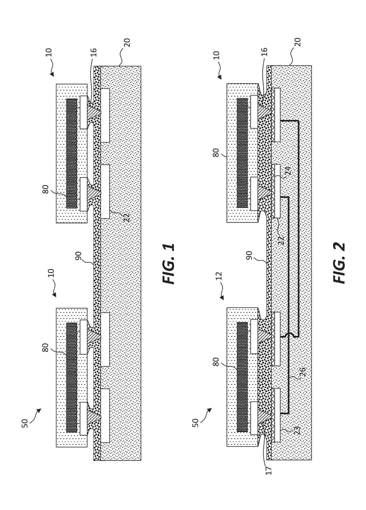 Pressure-activated electrical interconnection by micro-transfer printing