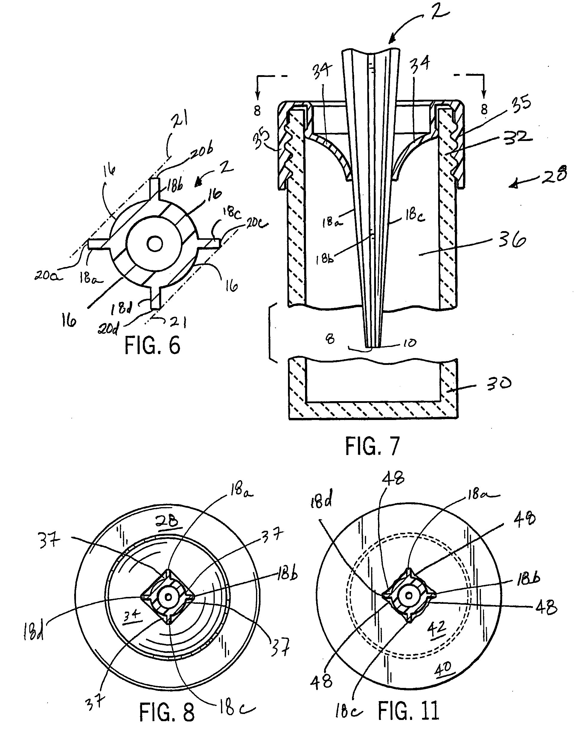 Liquid sampling utilizing ribbed pipette tip for barrier penetration