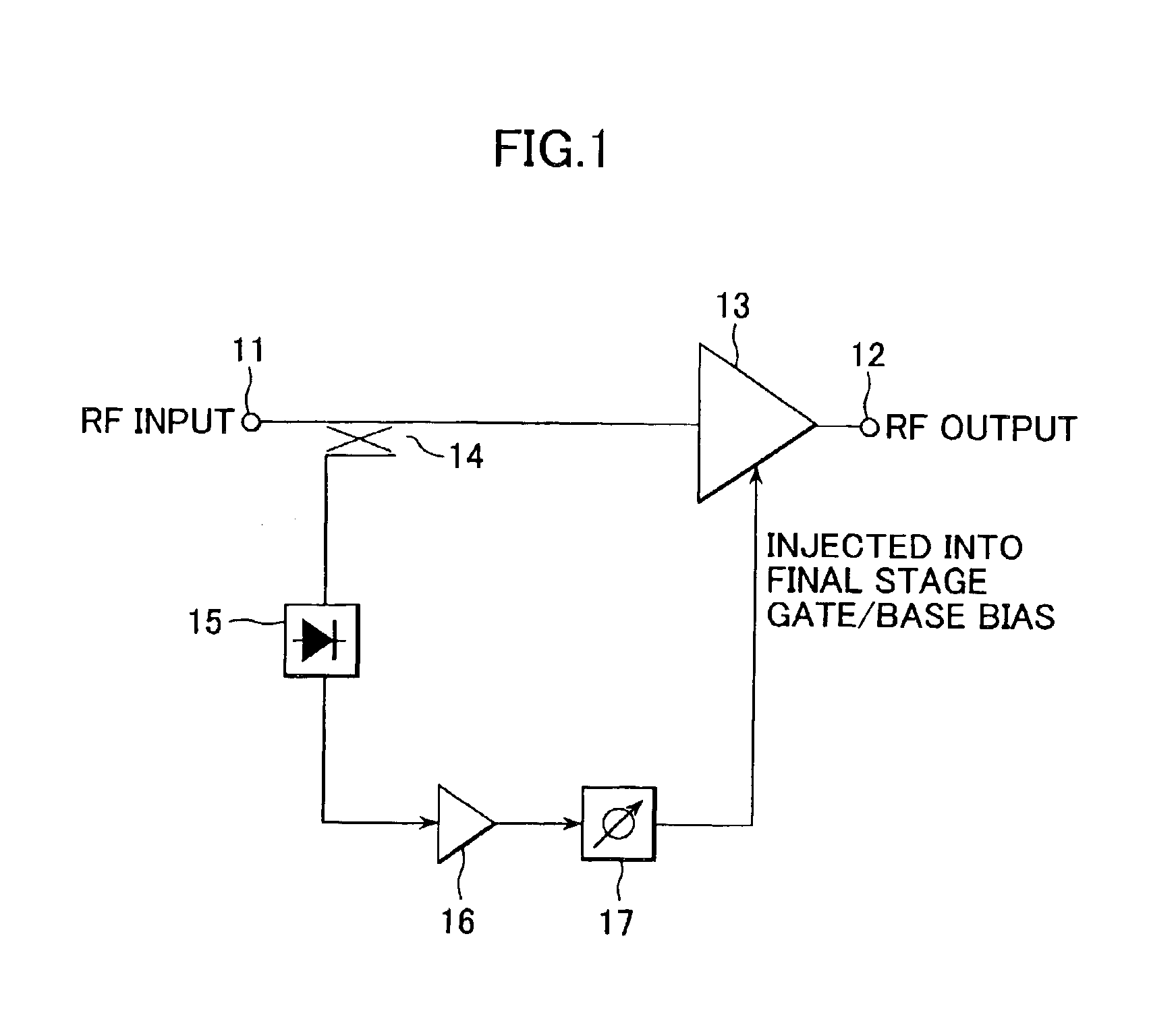 Power amplifying apparatus and radio communications apparatus using same