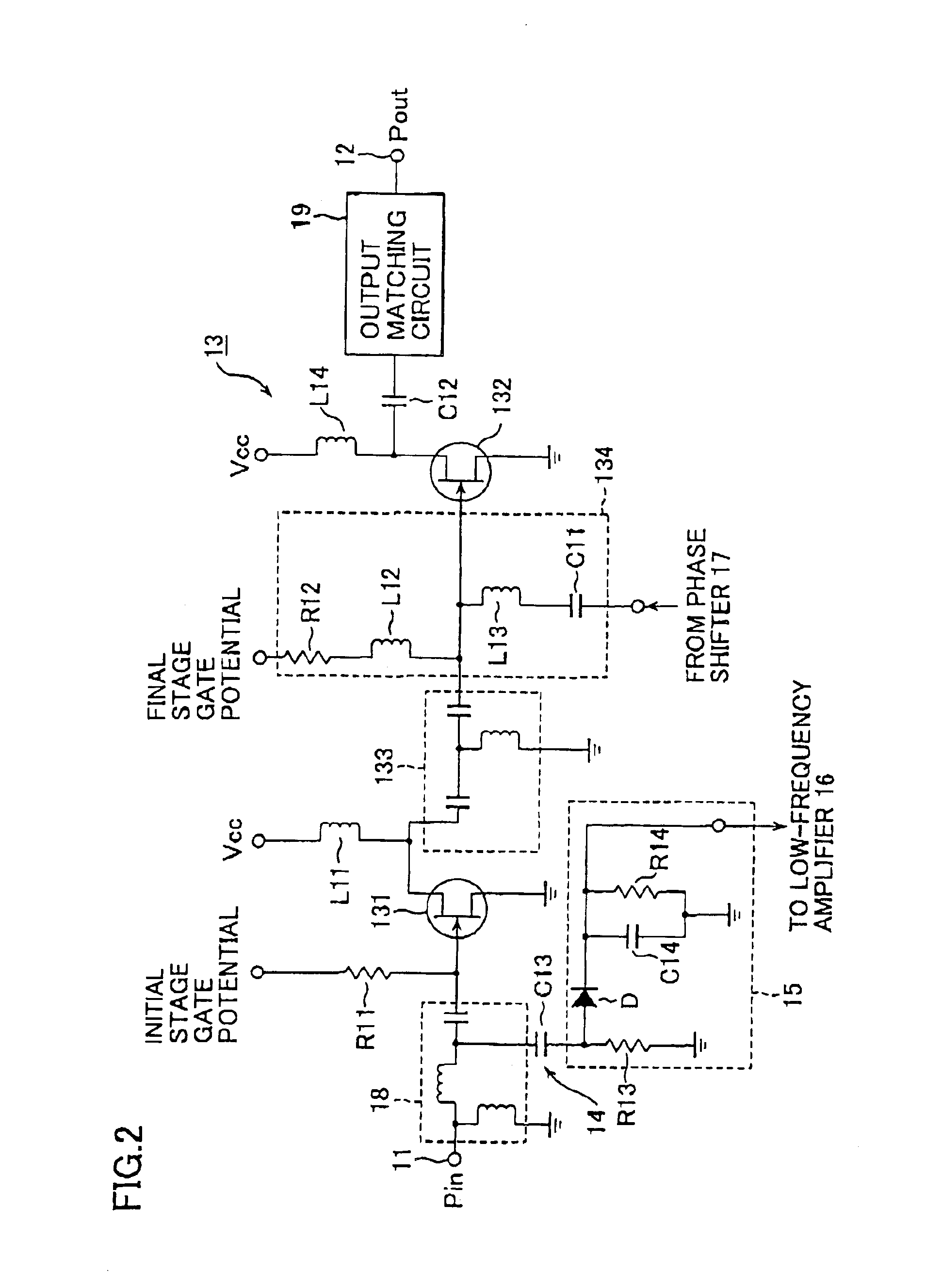 Power amplifying apparatus and radio communications apparatus using same