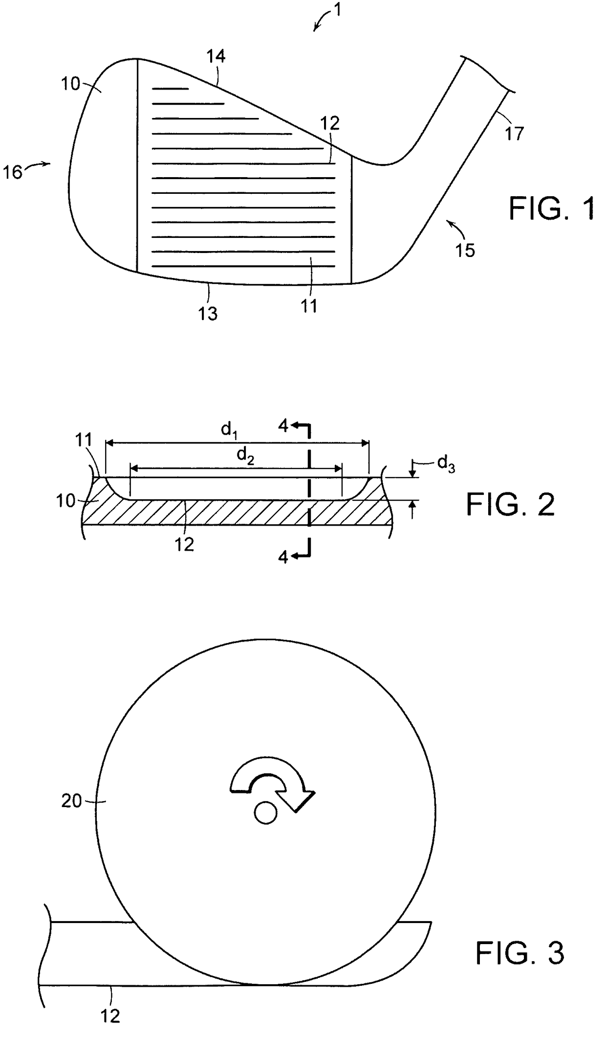 Golf club head with varying face grooves