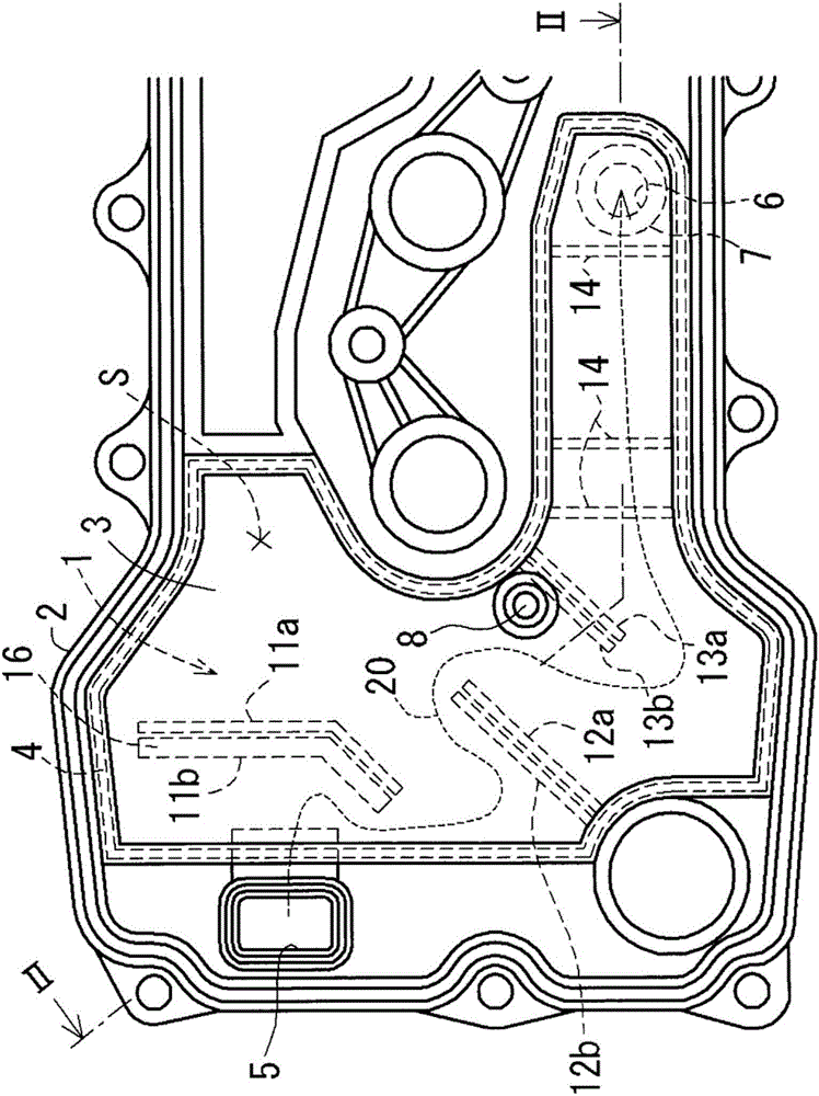 Blow-by Gas Passage Structure