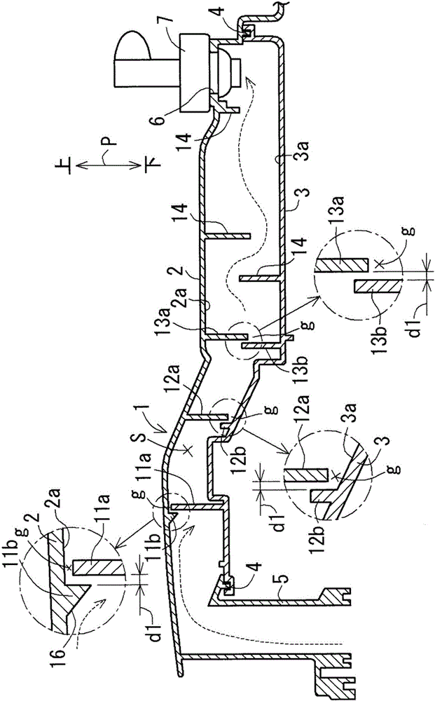 Blow-by Gas Passage Structure