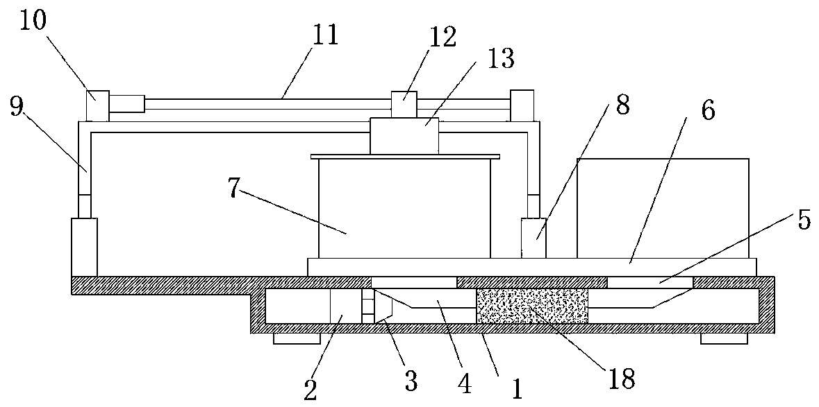 Drying device for garment dyeing