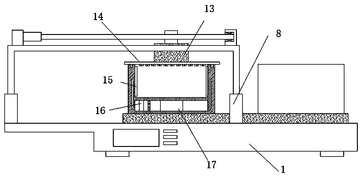 Drying device for garment dyeing