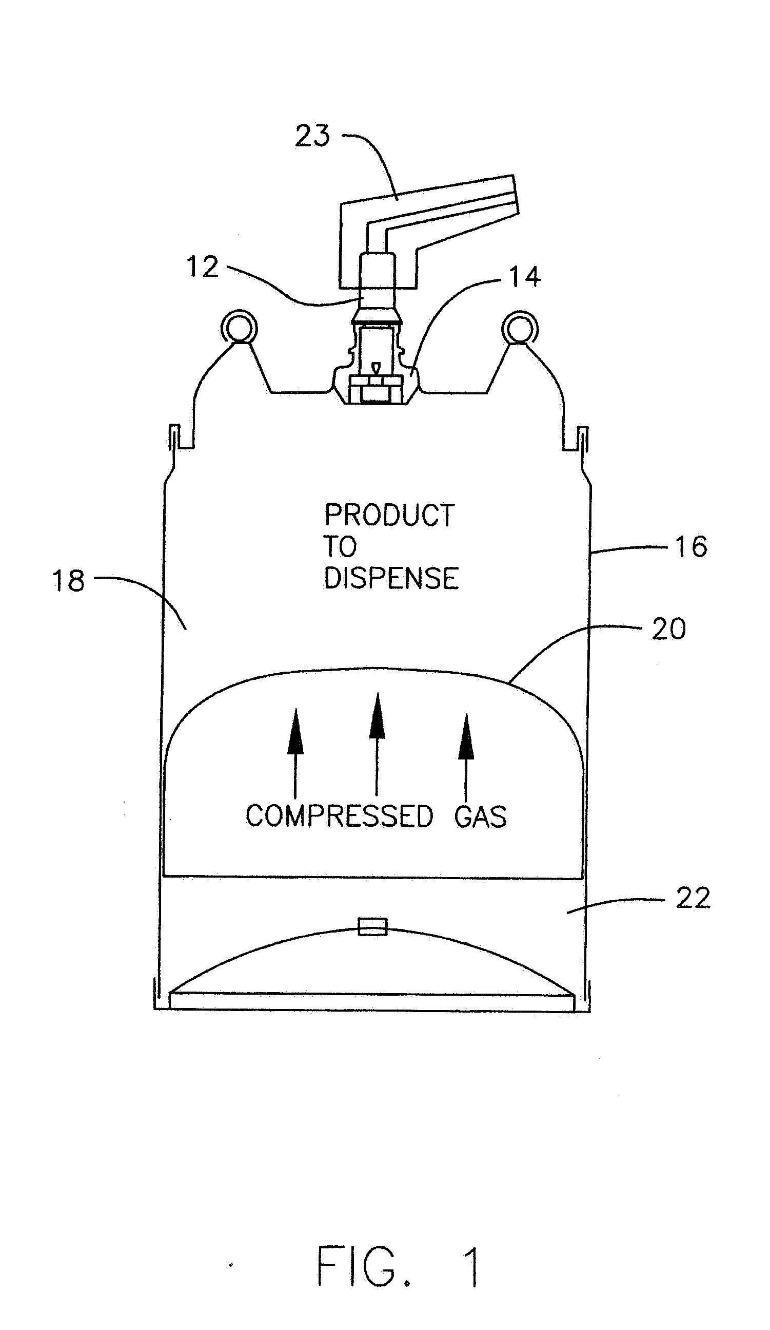 Valve for a pressurized dispensing container