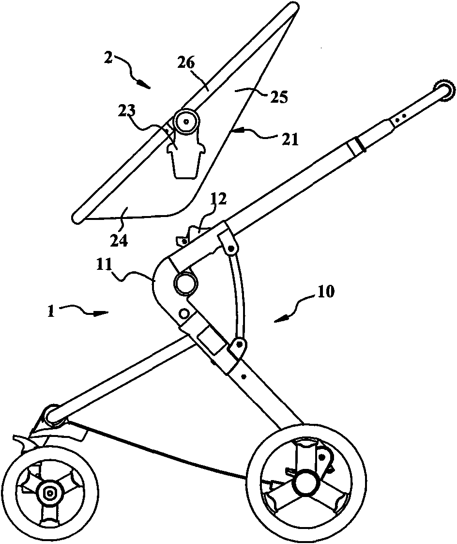 Bearing unit of baby carrier