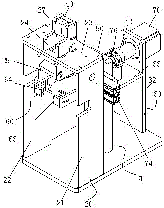 Visual wire branching device for three-core power line and application method of visual wire branching device