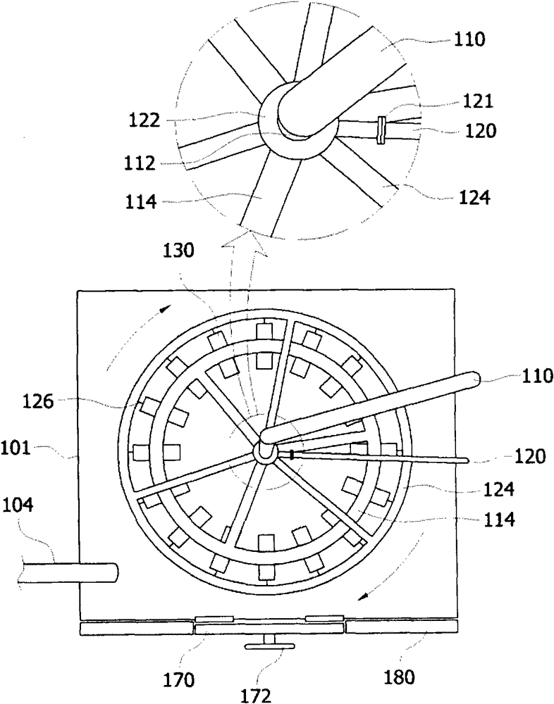 Waste liquid treatment device