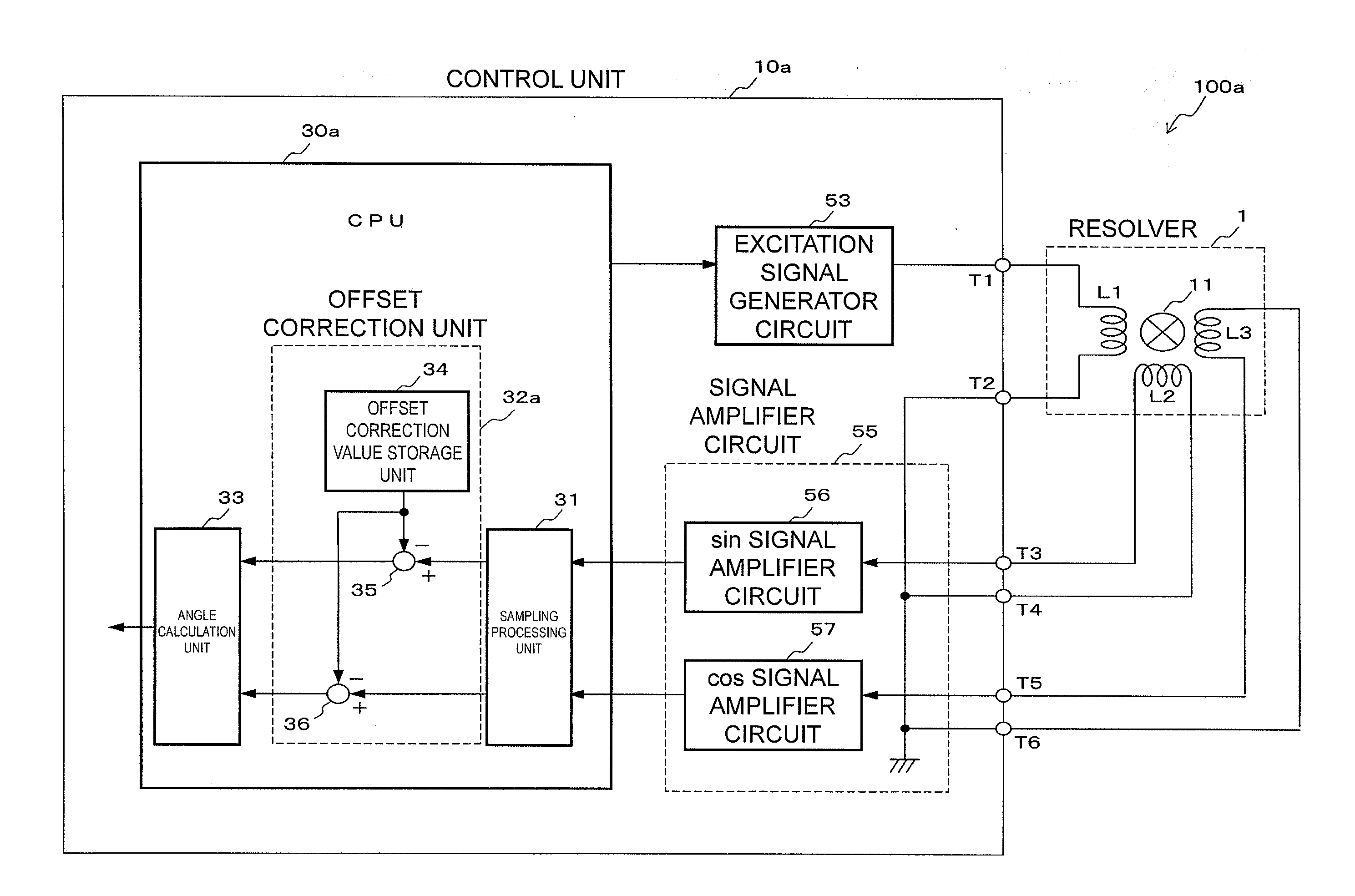 Rotational angle detection device