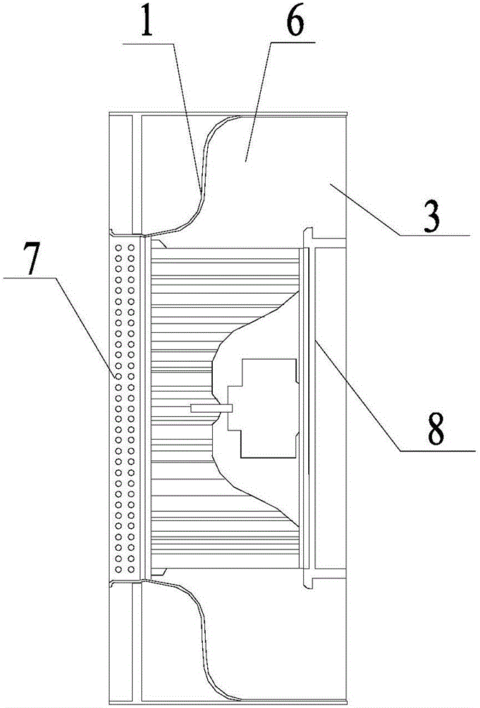 Fresh air assembly capable of achieving annular air exhaust and air conditioner