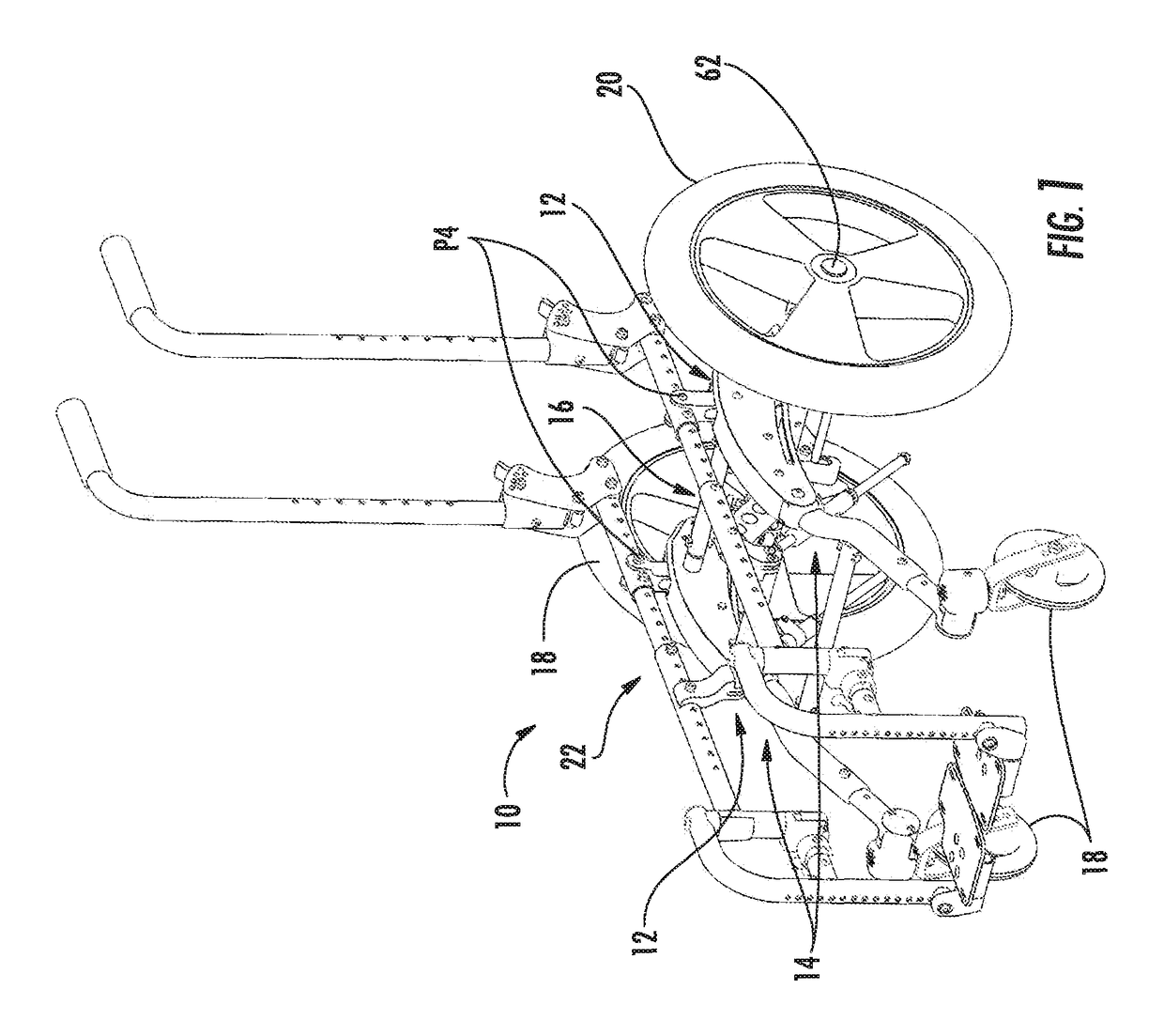 Multi-adjustable wheelchair and frame therefor