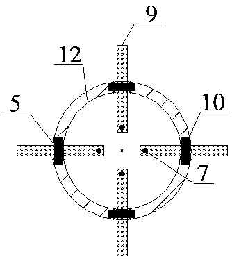 Novel anchoring grouting anchor rod and construction method thereof