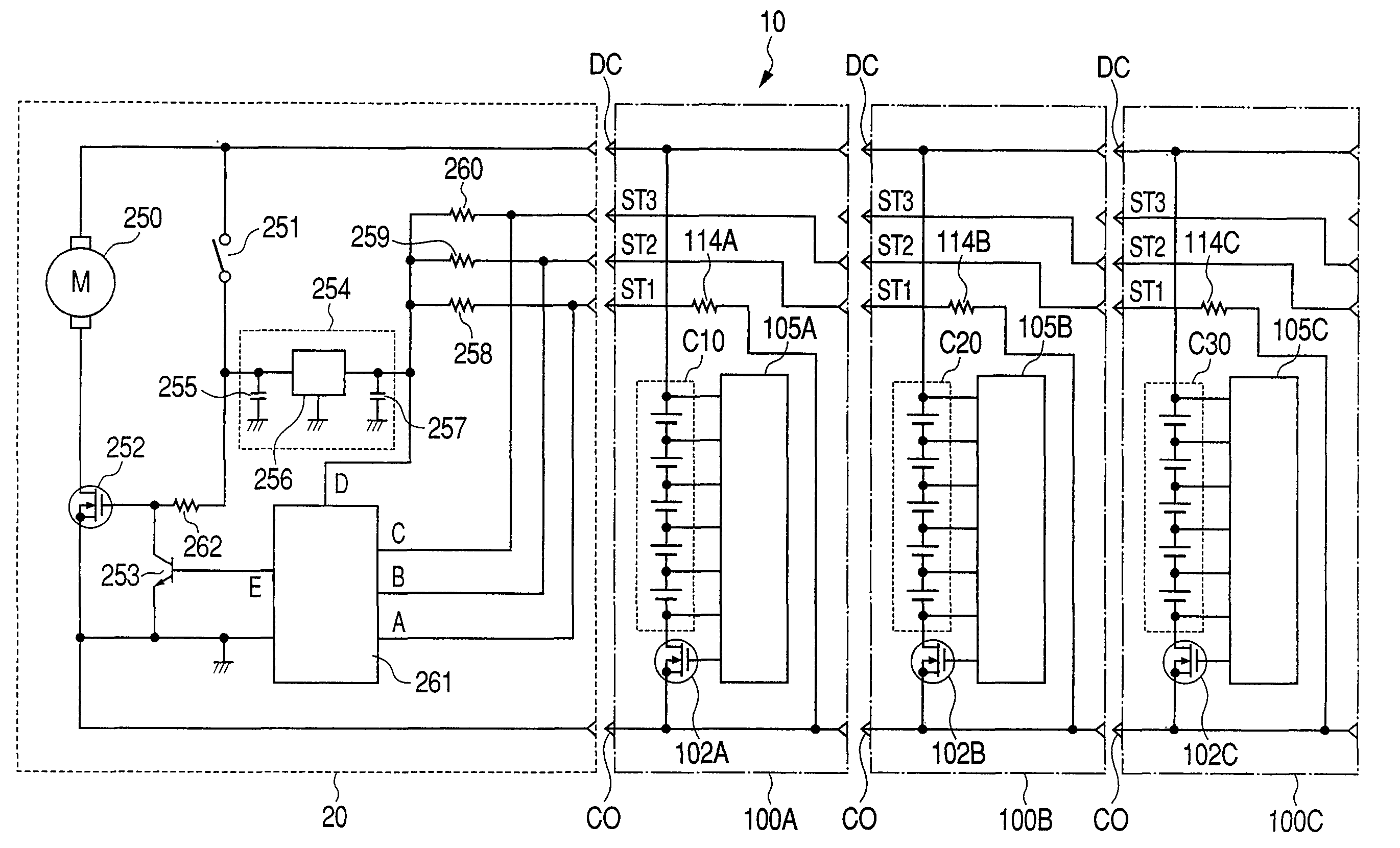 Cordless power tool and battery device used for same