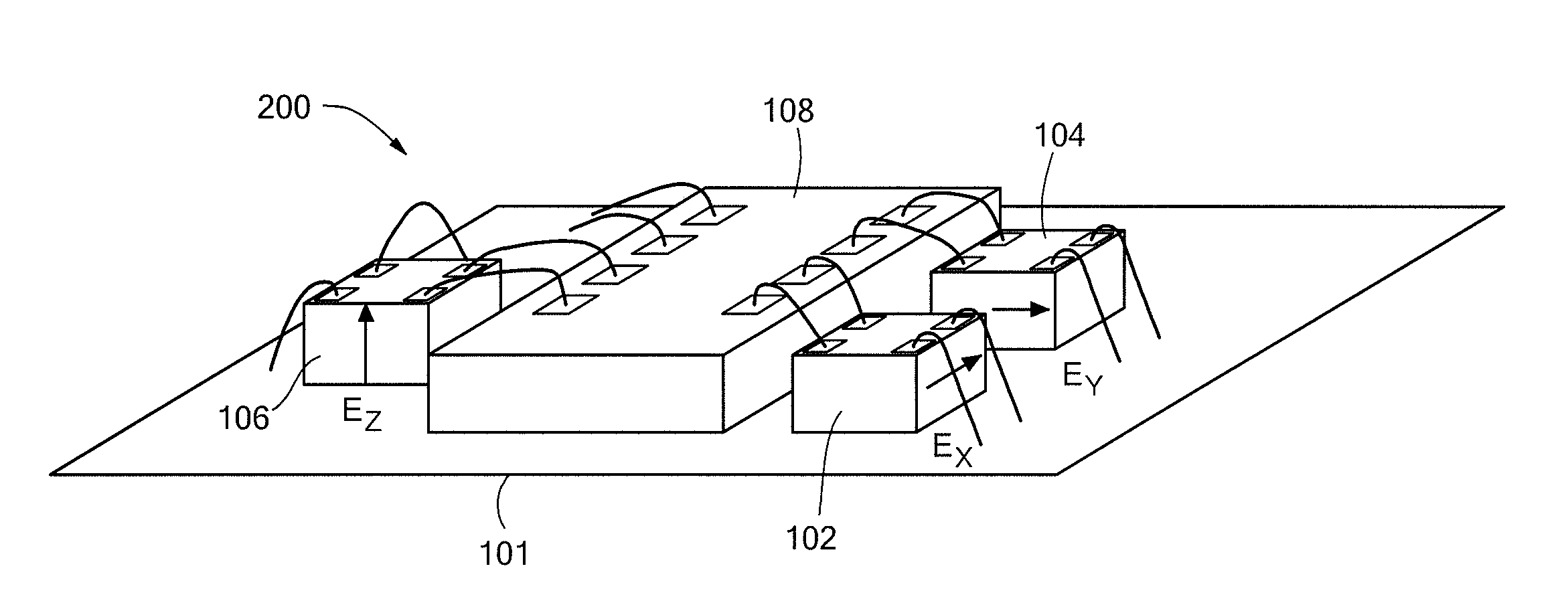 Integrated multi-axis hybrid magnetic field sensor