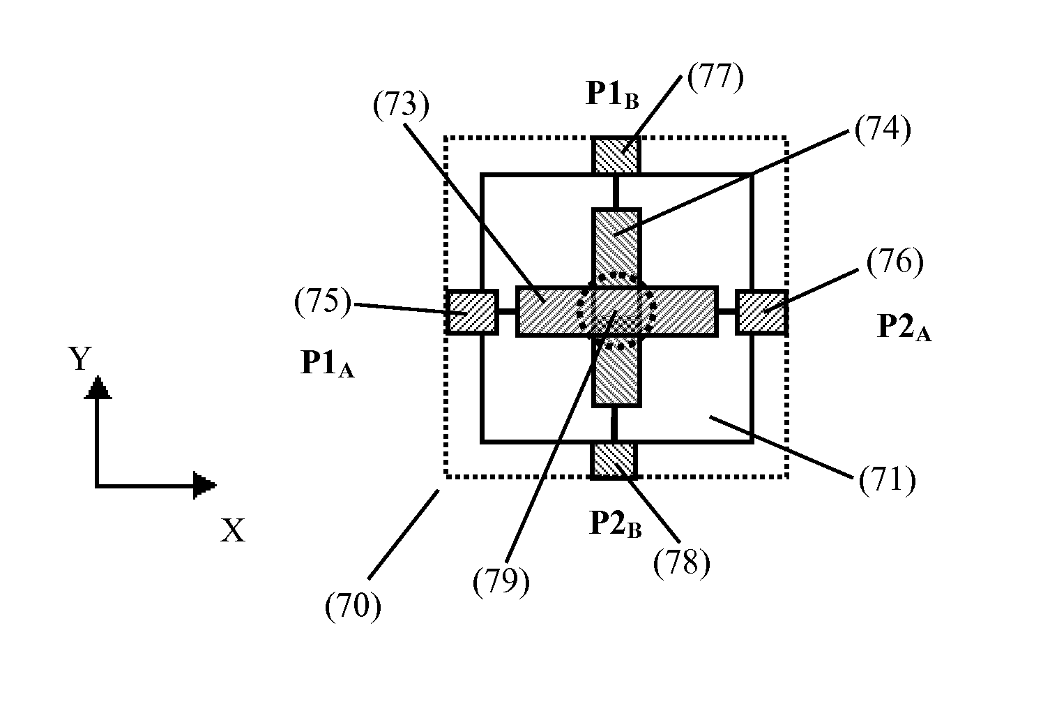 Dual-function transducer for a touch panel