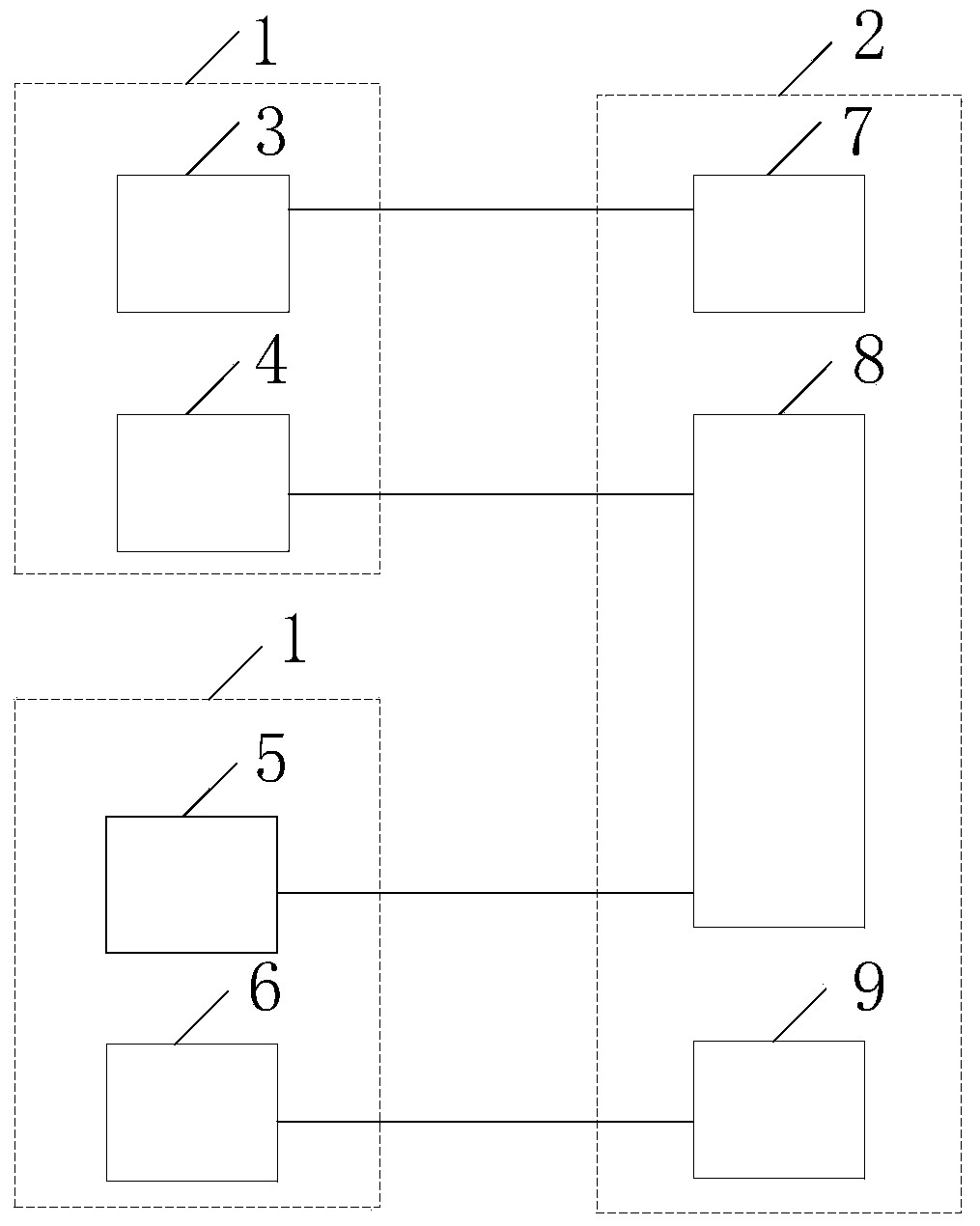 Overwater and underwater simultaneous observation device