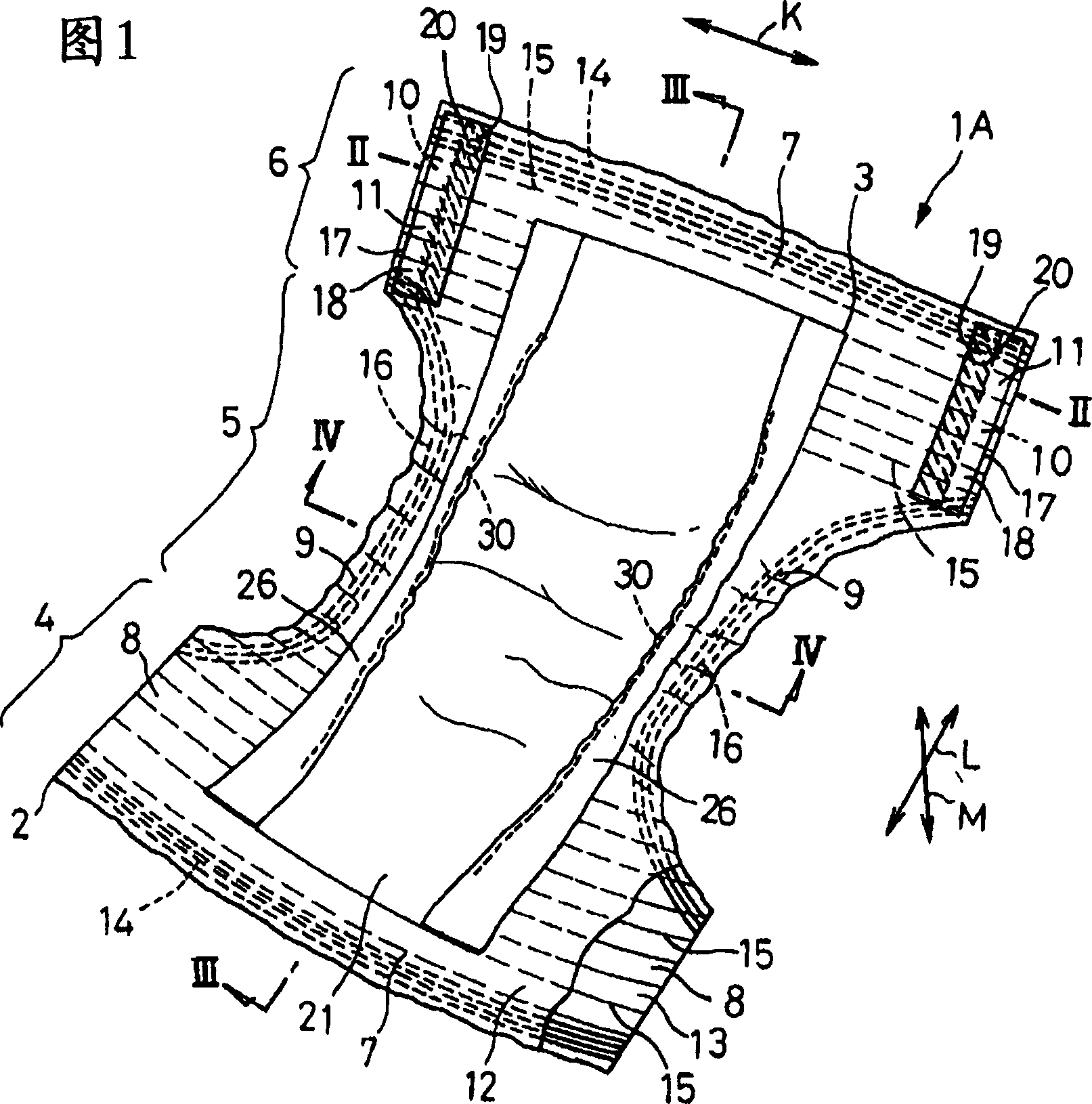 Disposable wearing article