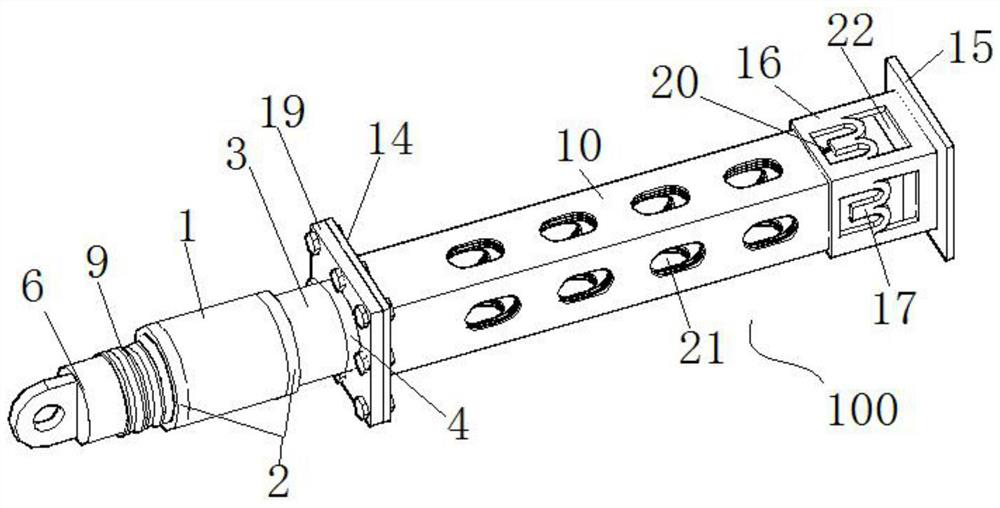 Speed locking type three-order yield damper capable of achieving self-resetting