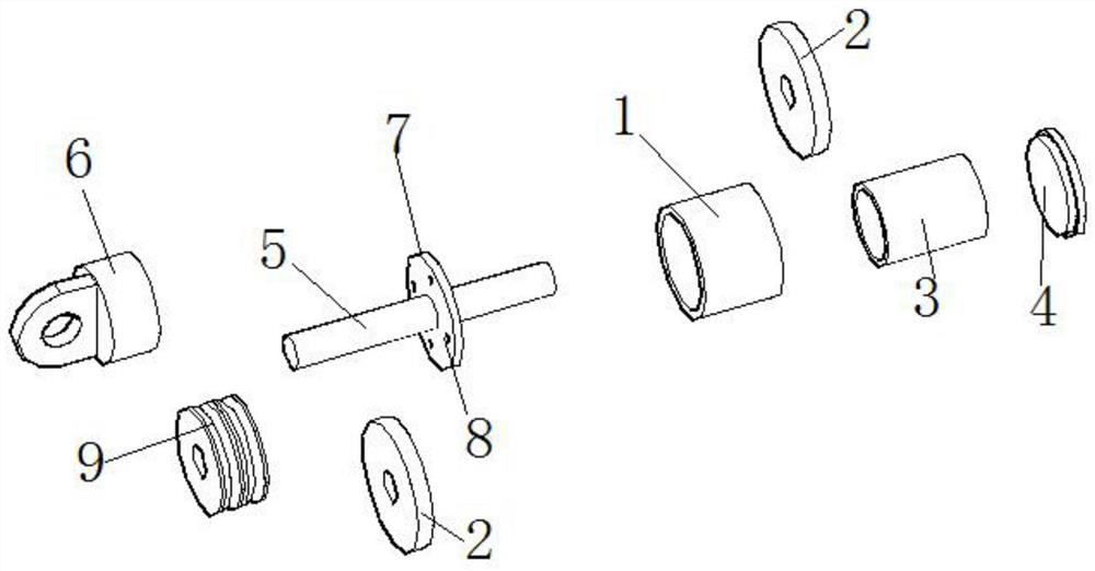 Speed locking type three-order yield damper capable of achieving self-resetting