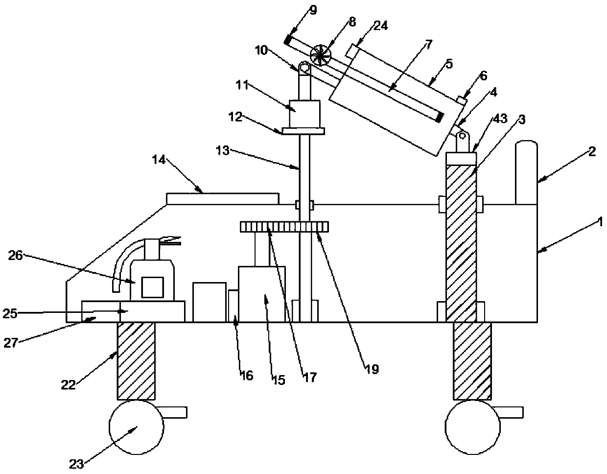 Fire protection device for public fire protection and system thereof