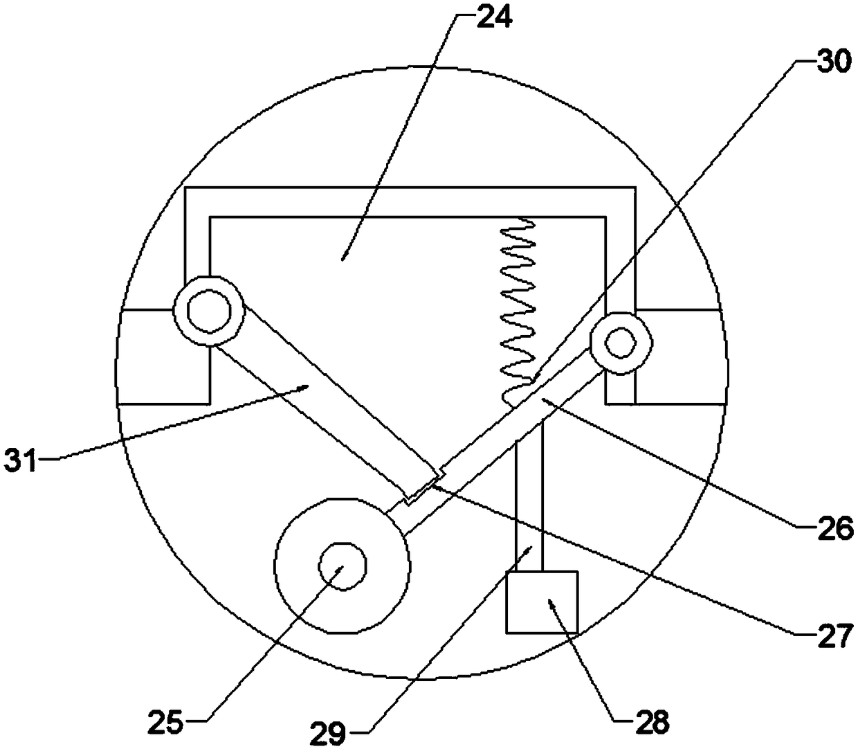 Trenching device of ploughing and sowing combined machine