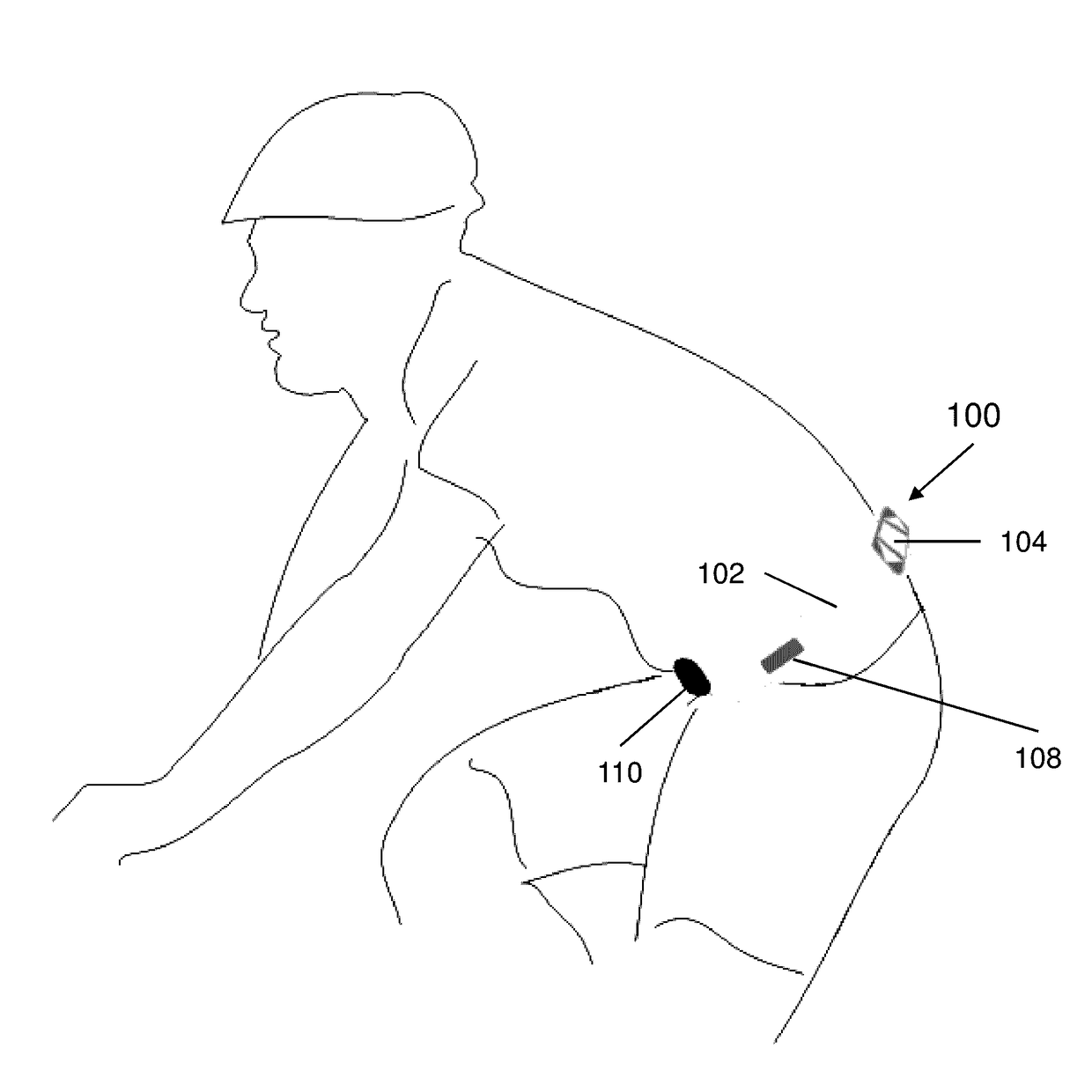 Electronic safety belt