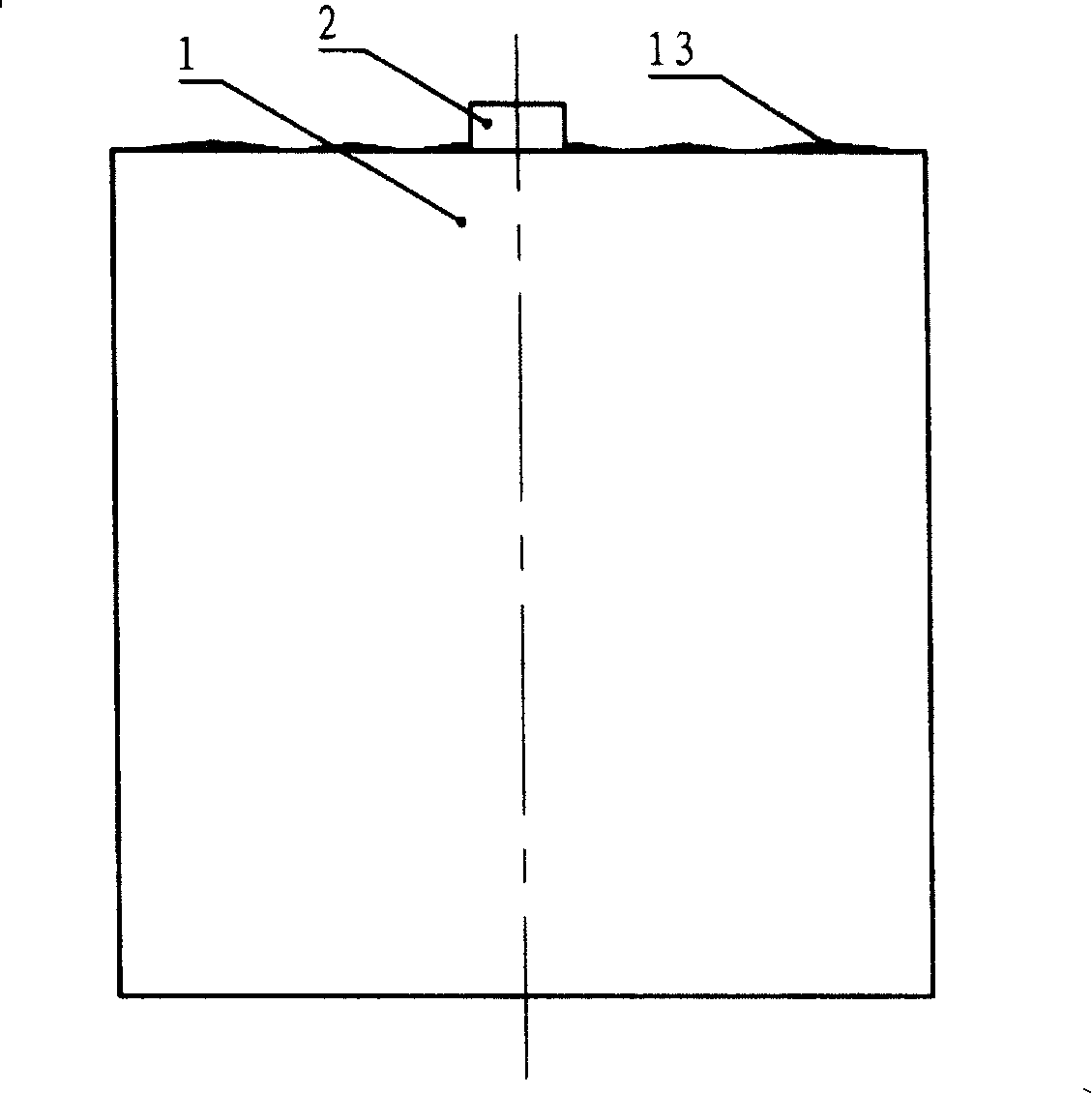 Non-linear press-rod spring device