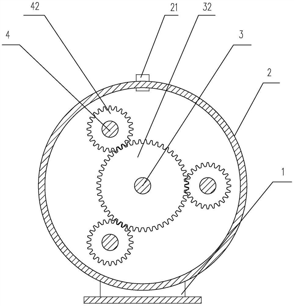 Test device for detecting dynamic oil leakage of bearing