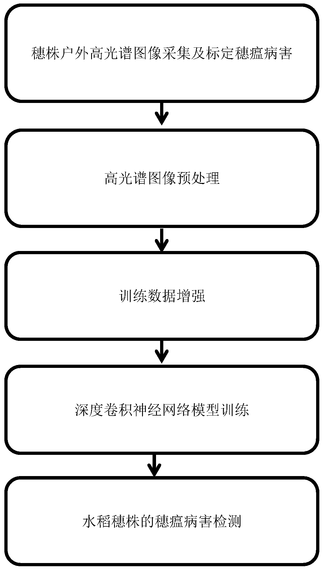 Rice ear blast detection method and system based on deep convolutional neural network