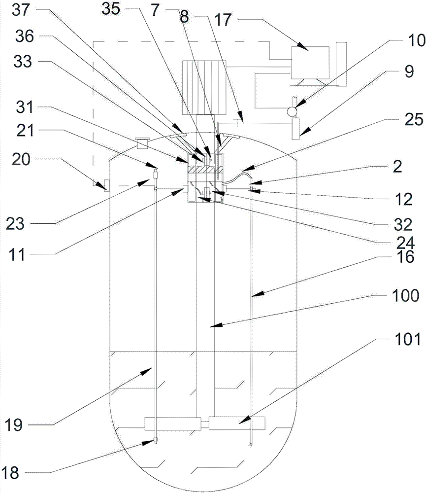 Automatic sampling device