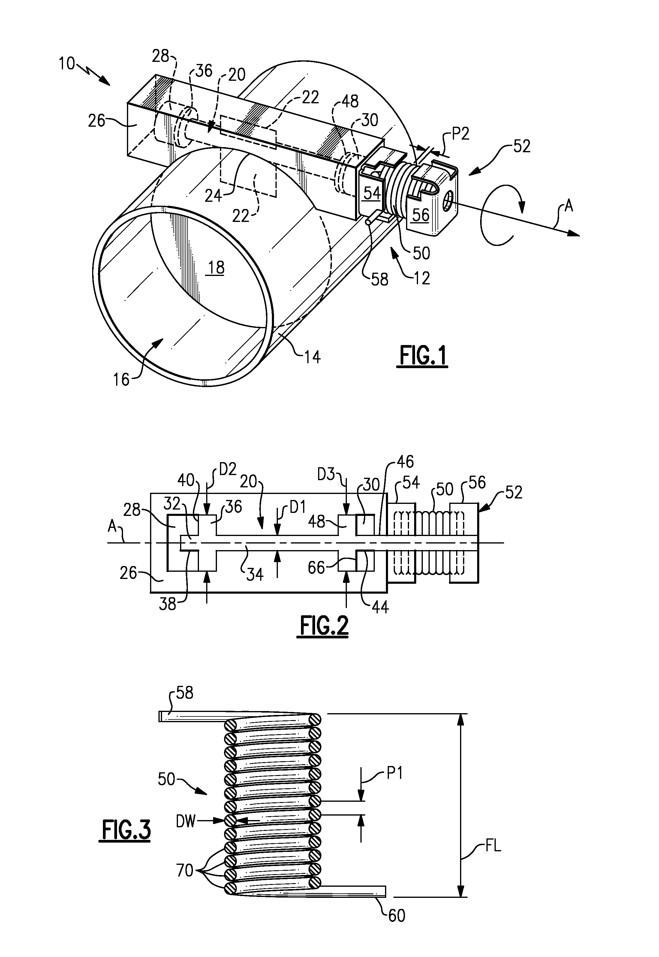 Multi-purpose exhaust valve spring