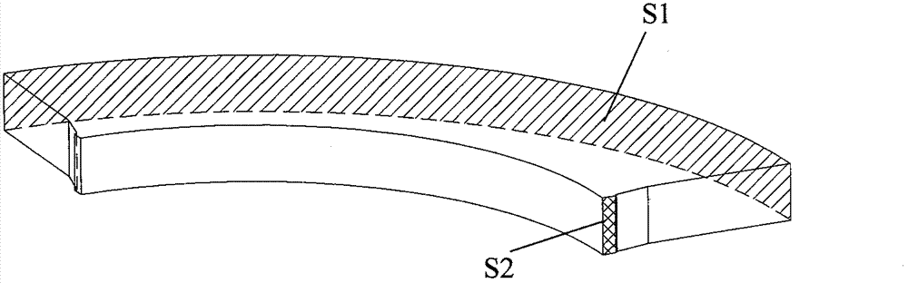 Hybrid magnetic bearing of rotor inside vertical coil and assembled structure thereof