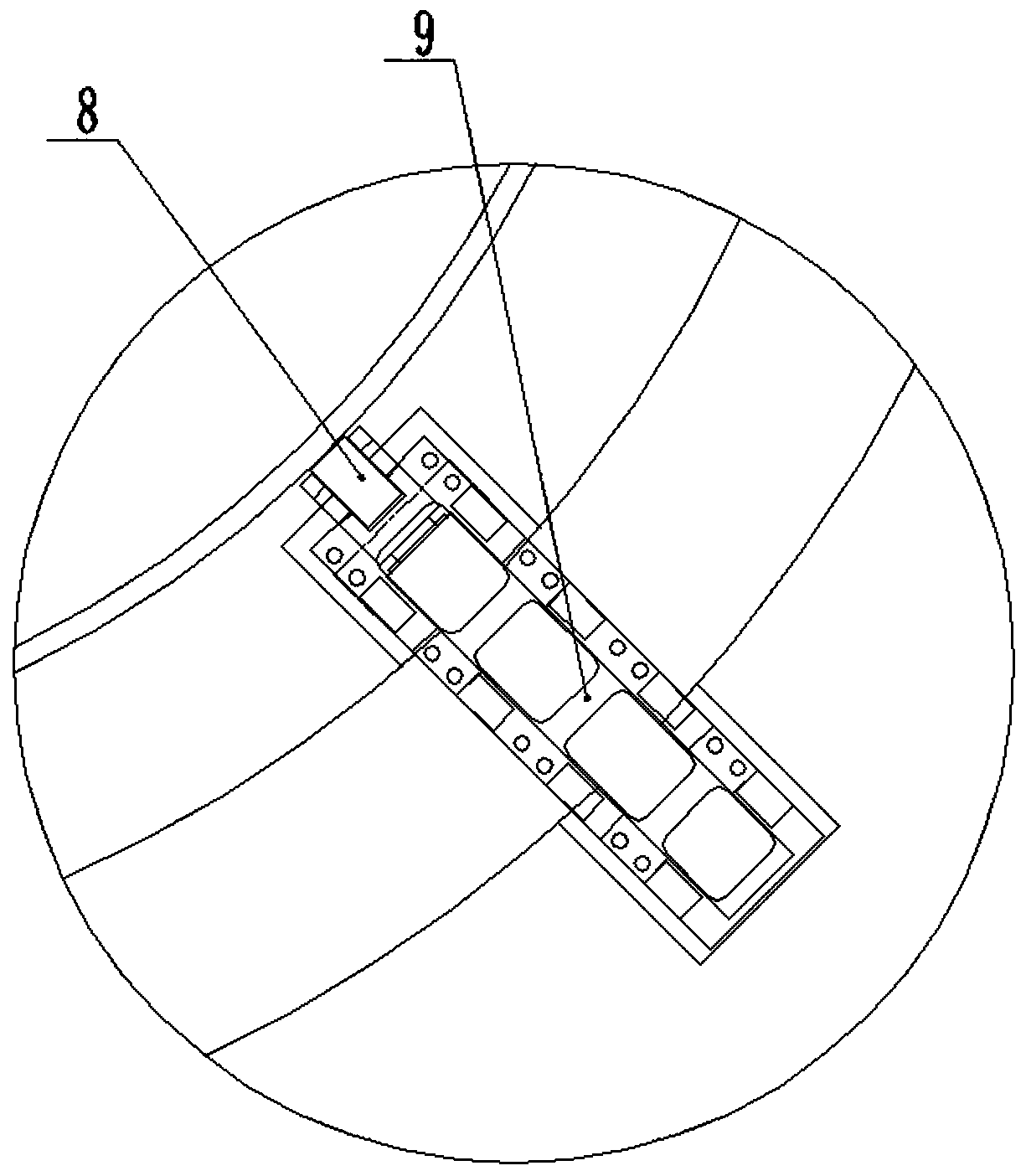 Base pile pitching type single-pile pile stabilizing frame and pile sinking method