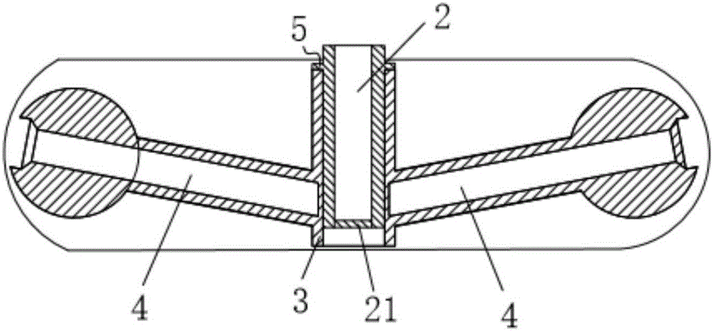 Water mixing valve device of water faucet