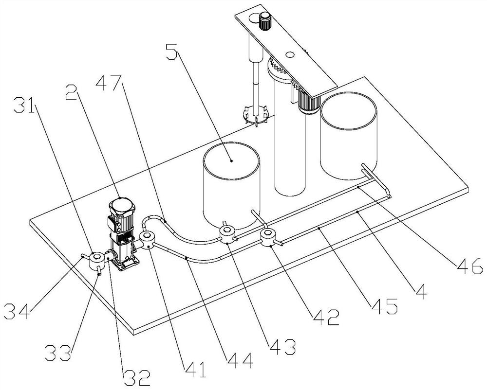 Movable slurry material treatment device