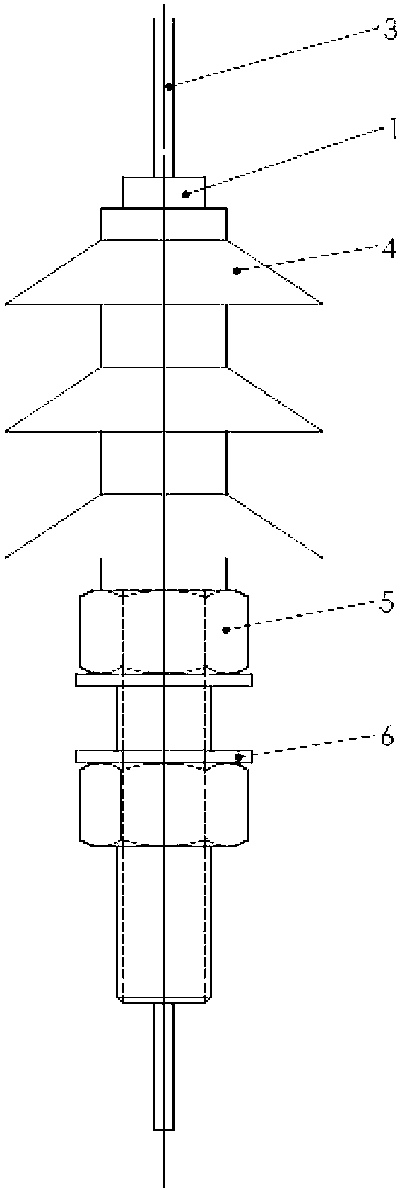 Line outgoing casing pipe applied to high-pressure superconductivity electrical equipment