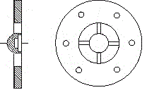 Shielding pump with inducting wheel