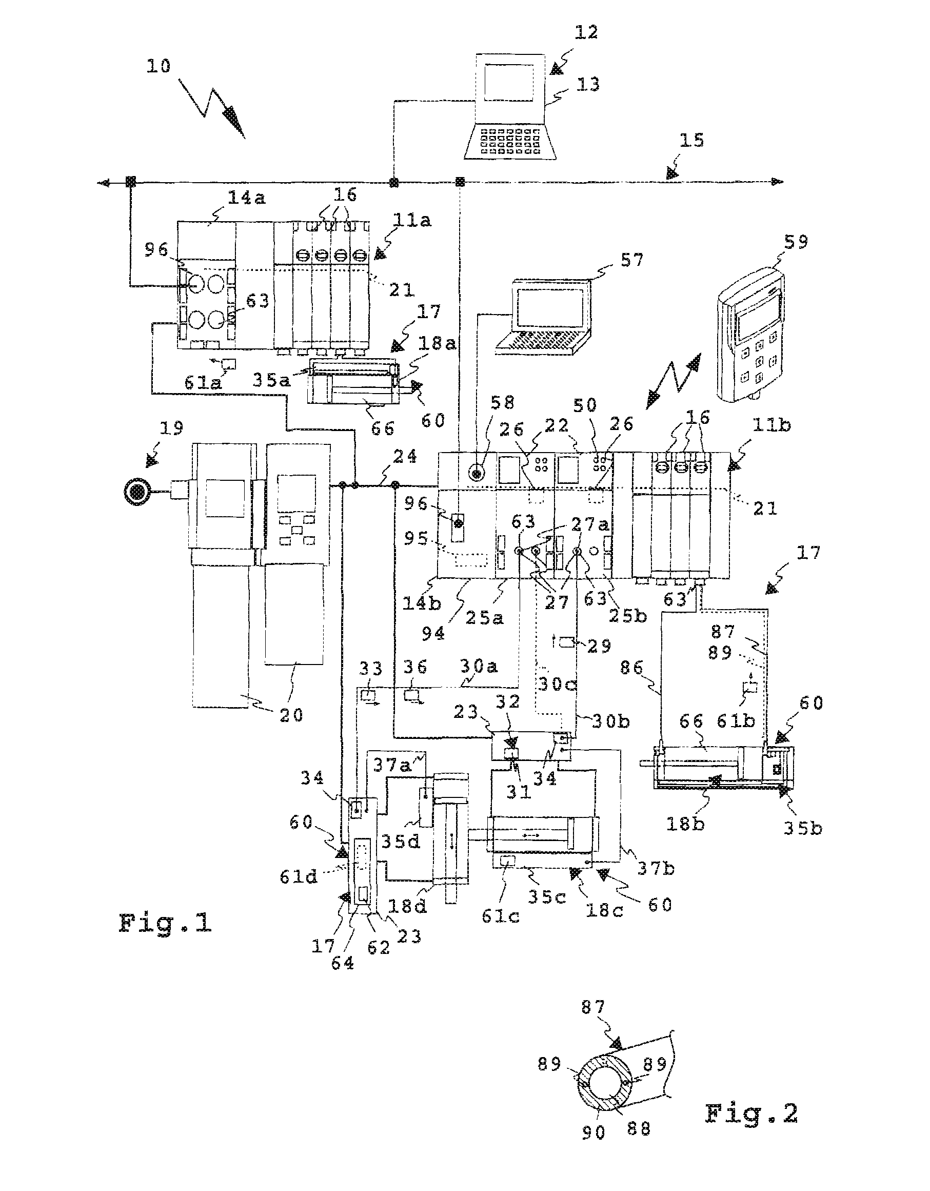 Regulator module for a valve cluster