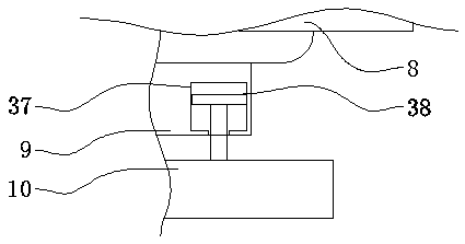 Metal machining internal stress omni-directional sweeping device