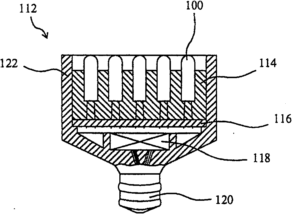 High-power light-emitting diode lamp